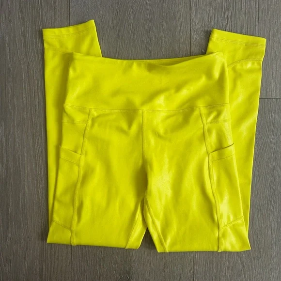 Zyia LNT 💛 metallic 7/8 leggings - Picture 3 of 5